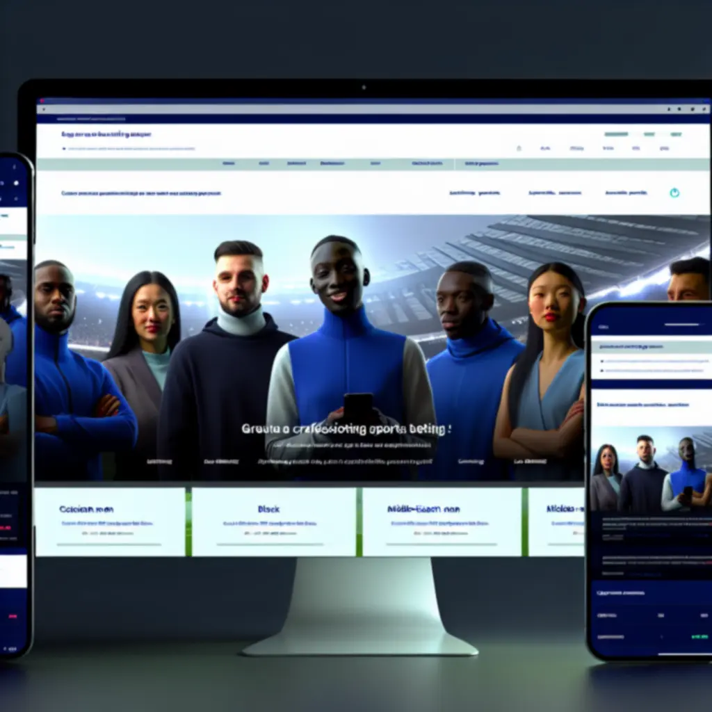 Interface moderne comparant les meilleurs sites de paris sportifs en France